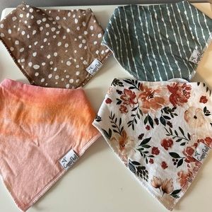 Copper pearl bibs